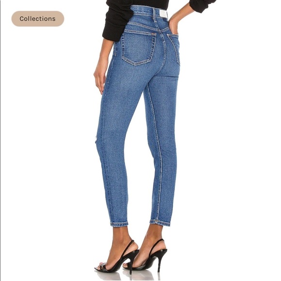 RE/DONE | 90’s Ultra High Rise Ankle Crop Jeans Size 25 NEW - Picture 6 of 17